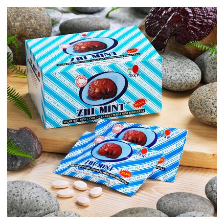 Zhi Mint Plus DXN - Caramelos de menta con Ganoderma